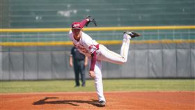 ▲樂天桃猿左投林子崴春訓登板。（圖／樂天桃猿球團提供）