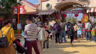 連假首日好天氣　樂園湧逾千人潮