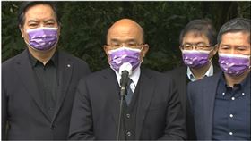 行政院長蘇貞昌訪視不義遺址「安康接待室」。