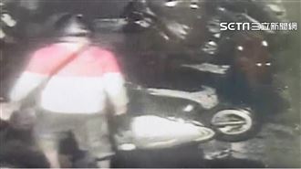 不滿巷弄車太多　外送員爆氣推3機車