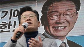 韓國總統候選人李在明，圖／美聯社／達志影像