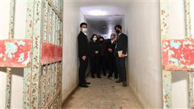 總統蔡英文、行政院長蘇貞昌、監察院長陳菊今（27）日前往不義遺址「安康接待室」視察。（圖／翻攝蘇貞昌臉書)