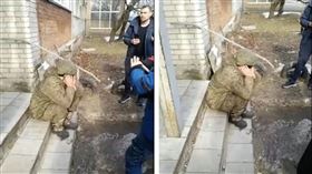 俄羅斯年輕士兵被烏克蘭民眾罵哭。（圖／截取自外國論壇Reddit）