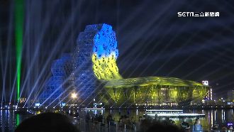 南台灣挺烏克蘭　多處燈會出現烏國旗