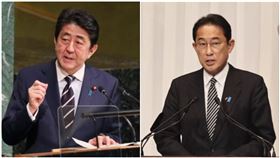 安倍晉三,岸田文雄（合成圖／翻攝自首相官邸臉書、岸田文雄推特）