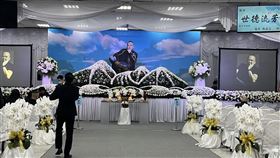 明金成告別式現場。（圖／記者林明柔攝影）