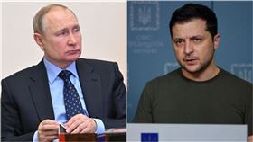 俄羅斯,普丁,烏克蘭,澤連斯基（圖／翻攝自官方推特@KremlinRussia、zelenskiy_official IG