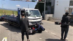 蘆洲環堤大道事故 翻攝