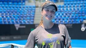 烏克蘭網球女神斯維托莉娜，IG發文給祖國的一封信，內心在淌血，拒絕與俄羅斯選手比賽 (圖／翻攝自elisvitolina　IG)