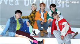 新男團Ａll in 5發片三立新聞網專訪。（記者邱榮吉/攝影）