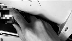 碎紙機,新竹縣,油壓剪,指頭（圖／翻攝畫面）