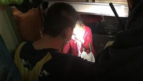 基隆婦女困電梯（圖／翻攝畫面）