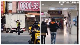 ▲3月3日全台大停電，位於博愛特區台北地檢署、台北地方法院未停電、總統府等政府單位，仍正常運作。停電區域紅綠燈無法運作，有賴警力即時趕到維持秩序。（圖／記者楊佩琪攝）