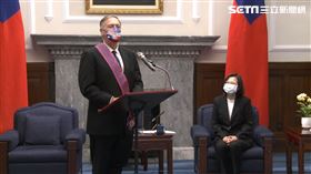 蓬佩奧（共訊畫面）