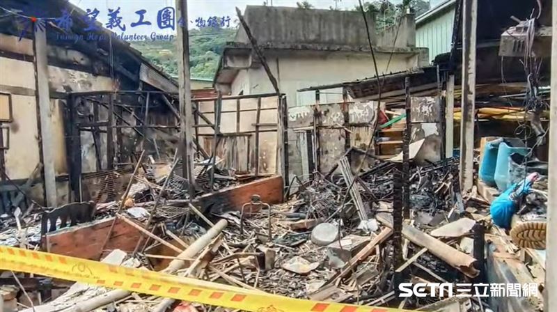 夫早逝她獨養3女　家慘燒光…盼重建