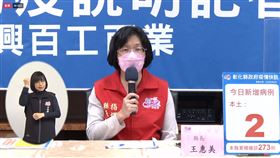 彰化新增2例本土確診個案，縣長王惠美與衛生局長葉彥伯主持0303疫情記者會。（圖／翻攝臉書）