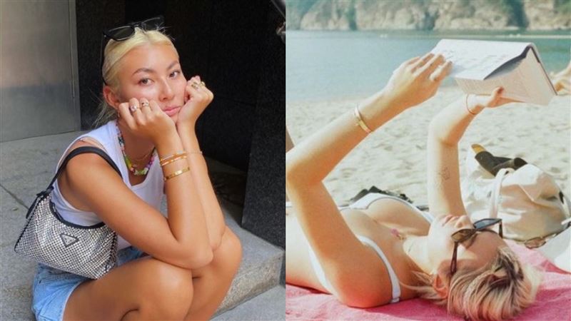 最辣星二代曬超兇視角　海邊無罩惹議
