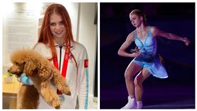 ▲俄羅斯花式滑冰選手特魯索娃被稱為「滑冰界神力女超人」，卻因為與烏克蘭開戰，遭到國際滑冰聯盟抵制，禁止她參賽。（圖／翻攝自特魯索娃官方微博）