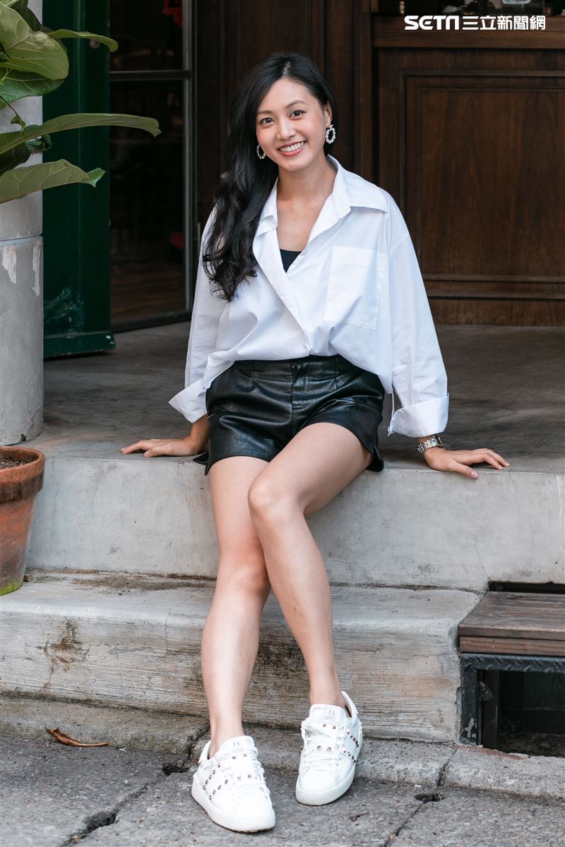 郭惠妮三立新聞網專訪。（圖/記者楊澍攝影）