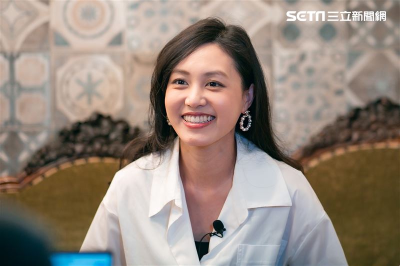 郭惠妮三立新聞網專訪。（圖/記者楊澍攝影）