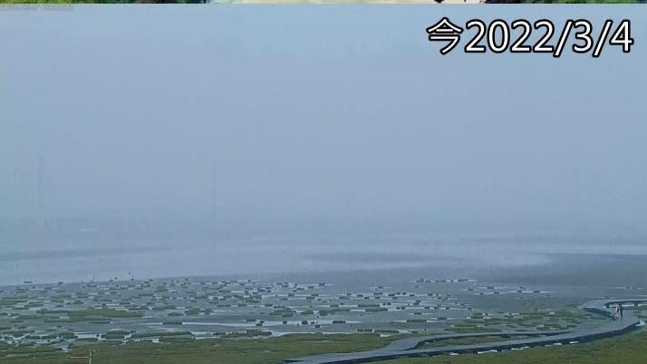 中部空汙嚴重！高美濕地風車全數消失