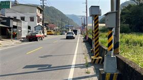 南投台14線埔霧公路70.7K測速照相桿。（圖／翻攝畫面）