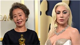 尹汝貞、女神卡卡。（圖／美聯社／達志影像）