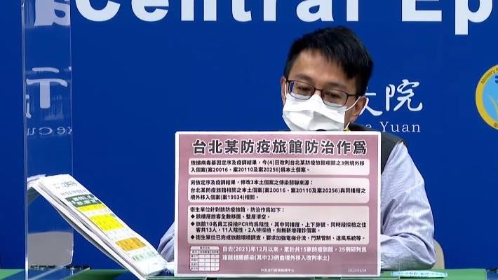北市防疫旅館交叉感染　3人改列本土