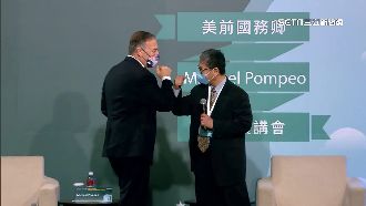 全力挺台灣！蓬佩奧讚蔡英文領導力