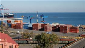 烏克蘭敖德薩海港的全景圖。（圖／路透社／達志影像）
