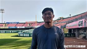 ▲楊達翔到統一獅尋求測試機會。（圖／記者蕭保祥攝影）