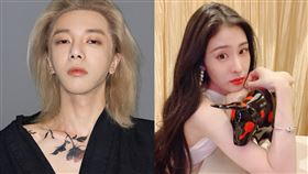 中國歌手張碧晨/華晨宇。微博