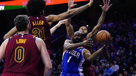 ▲76人擊敗騎士奪下5連勝。（圖／美聯社／達志影像）