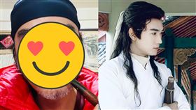 有「古裝第一美男」稱號的焦恩俊/54歲素顏自拍/微博