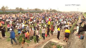 雲林6千人同時拔蘿蔔　挑戰金氏紀錄