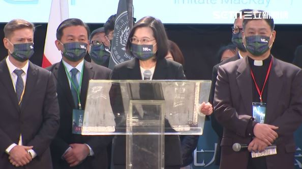 蔡英文肯定長老教會：促台灣民主發展