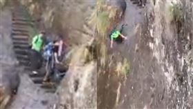 一名30歲的男山友不慎墜崖。（圖／翻攝自《沸點一刻》）