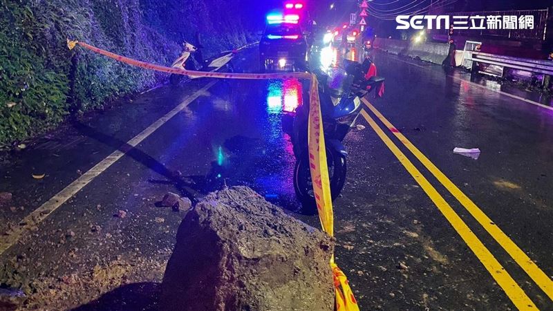 新北三峽巨石砸人　騎士遭砸斷腿送醫