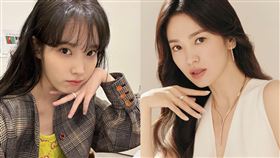 （合成圖／翻攝自IU、宋慧喬IG）