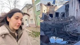 烏克蘭,俄囉斯,防空洞。（圖／翻攝自Valerisssh抖音）