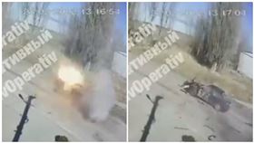 俄軍坦克連轟3砲⋯烏克蘭老夫妻相擁慘死！屠殺畫面曝光（圖／翻攝自Inna Sovsun推特）