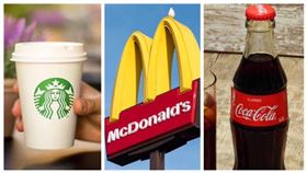 ▲可口可樂、麥當勞，星巴克。（圖／翻攝自Pixabay）