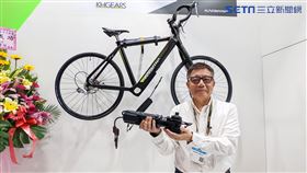 鈞興攻E-Bike！下管型中置電機亮相　估今年底量產（圖/記者戴玉翔攝影）