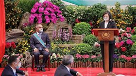 蔡英文、布里仙紐（總統府提供）