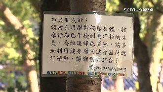 別嚕我了！中正紀念堂公告勿用樹按摩