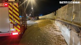 新北市，五股，台64，砂石車，側翻