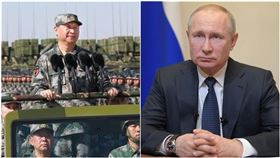 俄國總理普丁、習近平（圖／翻攝自@KremlinRussia_E推特、新華網）
