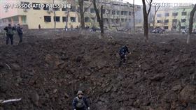 烏克蘭婦幼醫院遭轟炸（圖／AP授權）