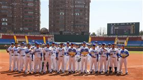 ▲富邦悍將練習賽聲援烏克蘭。（圖／富邦悍將球團提供）