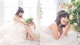 愛莉莎莎曬出超美婚紗照。（圖／翻攝自愛莉莎莎IG）